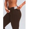 image:imageKSwiss Leggings for Women  Soft Stretchy High Waist 25 with Pockets Lounge Yoga Pants Workout Athletic Casual01mini Pocketdark Brown
