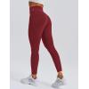 image:imageKSwiss Leggings for Women  Soft Stretchy High Waist 25 with Pockets Lounge Yoga Pants Workout Athletic Casual01mini Pocketred Brown