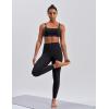 image:imageKSwiss Leggings for Women  Soft Stretchy High Waist 25 with Pockets Lounge Yoga Pants Workout Athletic Casual02side Pocketsblack