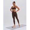 image:imageKSwiss Leggings for Women  Soft Stretchy High Waist 25 with Pockets Lounge Yoga Pants Workout Athletic Casual02side Pocketsdark Brown