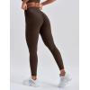 image:imageKSwiss Leggings for Women  Soft Stretchy High Waist 25 with Pockets Lounge Yoga Pants Workout Athletic Casual02side Pocketsdark Brown