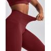 image:imageKSwiss Leggings for Women  Soft Stretchy High Waist 25 with Pockets Lounge Yoga Pants Workout Athletic Casual02side Pocketsred Brown