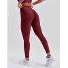 image:imageKSwiss Leggings for Women  Soft Stretchy High Waist 25 with Pockets Lounge Yoga Pants Workout Athletic Casual02side Pocketsred Brown