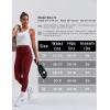 image:imageKSwiss Leggings for Women  Soft Stretchy High Waist 25 with Pockets Lounge Yoga Pants Workout Athletic Casual02side Pocketsred Brown