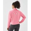 image:imageKSwiss Quarter Zip Sweatshirts for Women Long Sleeve Pullover Hoodies with Pockets Mock Neck Crop Tops Spring OutfitsPinkMisc