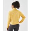 image:imageKSwiss Quarter Zip Sweatshirts for Women Long Sleeve Pullover Hoodies with Pockets Mock Neck Crop Tops Spring OutfitsYellow