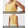 image:imageKSwiss Sleeveless Workout Tops for Women  Breathable Lightweight Athletic Running Tank Tops Active Tennis Yoga ShirtsOrange