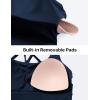 image:imageKSwiss Sports Bras for Women  Light Impact CrossBack Thin Straps Yoga Athletic TopsBlue
