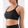 image:imageKSwiss Sports Bras for Women  Thin Strappy Racerback Light Impact Yoga TopsBlack