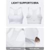 image:imageKSwiss Sports Bras for Women  Thin Strappy Racerback Light Impact Yoga TopsWhite