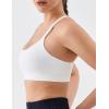 image:imageKSwiss Sports Bras for Women  Thin Strappy Racerback Light Impact Yoga TopsWhite