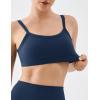 image:imageKSwiss Sports Bras for Women Adjustable  Thin Straps Light Impact Strappy Wireless Padded Yoga Workout Gym TopsBlue