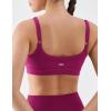 image:imageKSwiss Sports Bras for Women Adjustable  Thin Straps Light Impact Strappy Wireless Padded Yoga Workout Gym TopsPink