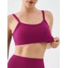 image:imageKSwiss Sports Bras for Women Adjustable  Thin Straps Light Impact Strappy Wireless Padded Yoga Workout Gym TopsPink