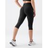 image:imageKSwiss Womens 16 Capri Leggings  No Front Seam Soft Stretchy High WaistBlack