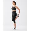 image:imageKSwiss Womens 16 Capri Leggings  No Front Seam Soft Stretchy High WaistBlack