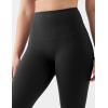 image:imageKSwiss Womens 16 Capri Leggings  No Front Seam Soft Stretchy High WaistBlack