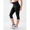 image:imageKSwiss Womens 16 Capri Leggings  No Front Seam Soft Stretchy High WaistBlack