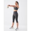 image:imageKSwiss Womens 16 Capri Leggings  No Front Seam Soft Stretchy High WaistGray