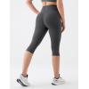 image:imageKSwiss Womens 16 Capri Leggings  No Front Seam Soft Stretchy High WaistGray