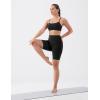 image:imageKSwiss Womens 8 Biker Shorts  No Front Seam Compression Stretchy High Waist Workout Gym Running ShortsBlack