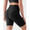 image:imageKSwiss Womens 8 Biker Shorts  No Front Seam Compression Stretchy High Waist Workout Gym Running ShortsBlack