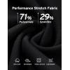 image:imageKSwiss Womens 8 Biker Shorts  No Front Seam Compression Stretchy High Waist Workout Gym Running ShortsBlack