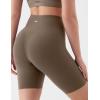 image:imageKSwiss Womens 8 Biker Shorts  No Front Seam Compression Stretchy High Waist Workout Gym Running ShortsBrown
