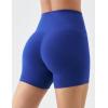 image:imageKSwiss Womens Biker Shorts  4 High Waisted No Front Seam Stretchy Soft Yoga Gym Workout ShortsBlue