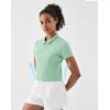 image:imageKSwiss Womens Crop Golf Shirt  Short Sleeve with Zip Up Quick Dry Stretch Tennis Collared Polo Shirts for Women TopsGreen