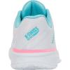 image:imageKSwiss Womens Express Light 3 Padel ShoeWhiteSoft Neon BlueNeon Bubble Gum