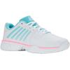 image:imageKSwiss Womens Express Light 3 Padel ShoeWhiteSoft Neon BlueNeon Bubble Gum