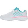 image:imageKSwiss Womens Express Light 3 Padel ShoeWhiteSoft Neon BlueNeon Bubble Gum