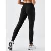 image:imageKSwiss Womens Leggings No Front Seam  Soft Stretchy High Waist Yoga Workout Pants Gym CasualBlack