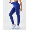 image:imageKSwiss Womens Leggings No Front Seam  Soft Stretchy High Waist Yoga Workout Pants Gym CasualBlue