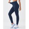 image:imageKSwiss Womens Leggings No Front Seam  Soft Stretchy High Waist Yoga Workout Pants Gym CasualDark Blue