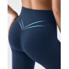 image:imageKSwiss Womens Leggings No Front Seam  Soft Stretchy High Waist Yoga Workout Pants Gym CasualDark Blue