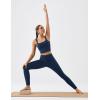 image:imageKSwiss Womens Leggings No Front Seam  Soft Stretchy High Waist Yoga Workout Pants Gym CasualDark Blue
