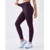 image:imageKSwiss Womens Leggings No Front Seam  Soft Stretchy High Waist Yoga Workout Pants Gym CasualPurple