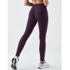 image:imageKSwiss Womens Leggings No Front Seam  Soft Stretchy High Waist Yoga Workout Pants Gym CasualPurple