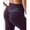 image:imageKSwiss Womens Leggings No Front Seam  Soft Stretchy High Waist Yoga Workout Pants Gym CasualPurple