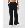 image:imageKSwiss Womens Sweatpants Wide Leg  High Waisted Pants with Pockets Modal Casual Lounge Travel Long PantsBlack