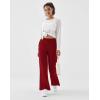 image:imageKSwiss Womens Sweatpants Wide Leg  High Waisted Pants with Pockets Modal Casual Lounge Travel Long PantsRed