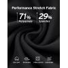 image:imageKSwiss Workout Leggings for Women  No Front Seam High Waist Stretchy Soft Yoga Pants Gym Casual01black