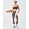 image:imageKSwiss Workout Leggings for Women  No Front Seam High Waist Stretchy Soft Yoga Pants Gym Casual01brown