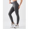 image:imageKSwiss Workout Leggings for Women  No Front Seam High Waist Stretchy Soft Yoga Pants Gym Casual01gray
