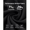 image:imageKSwiss Workout Leggings for Women  No Front Seam High Waist Stretchy Soft Yoga Pants Gym Casual02black