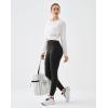 image:imageKSwiss Workout Leggings for Women  No Front Seam High Waist Stretchy Soft Yoga Pants Gym Casual02black
