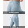 image:imageKSwiss Workout Leggings for Women  No Front Seam High Waist Stretchy Soft Yoga Pants Gym Casual02blue