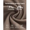 image:imageKSwiss Workout Leggings for Women  No Front Seam High Waist Stretchy Soft Yoga Pants Gym Casual02brown